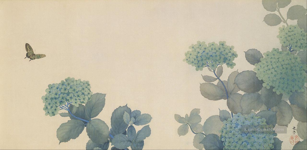 Hortensien 1902 Hishida Shunso Japaner Ölgemälde